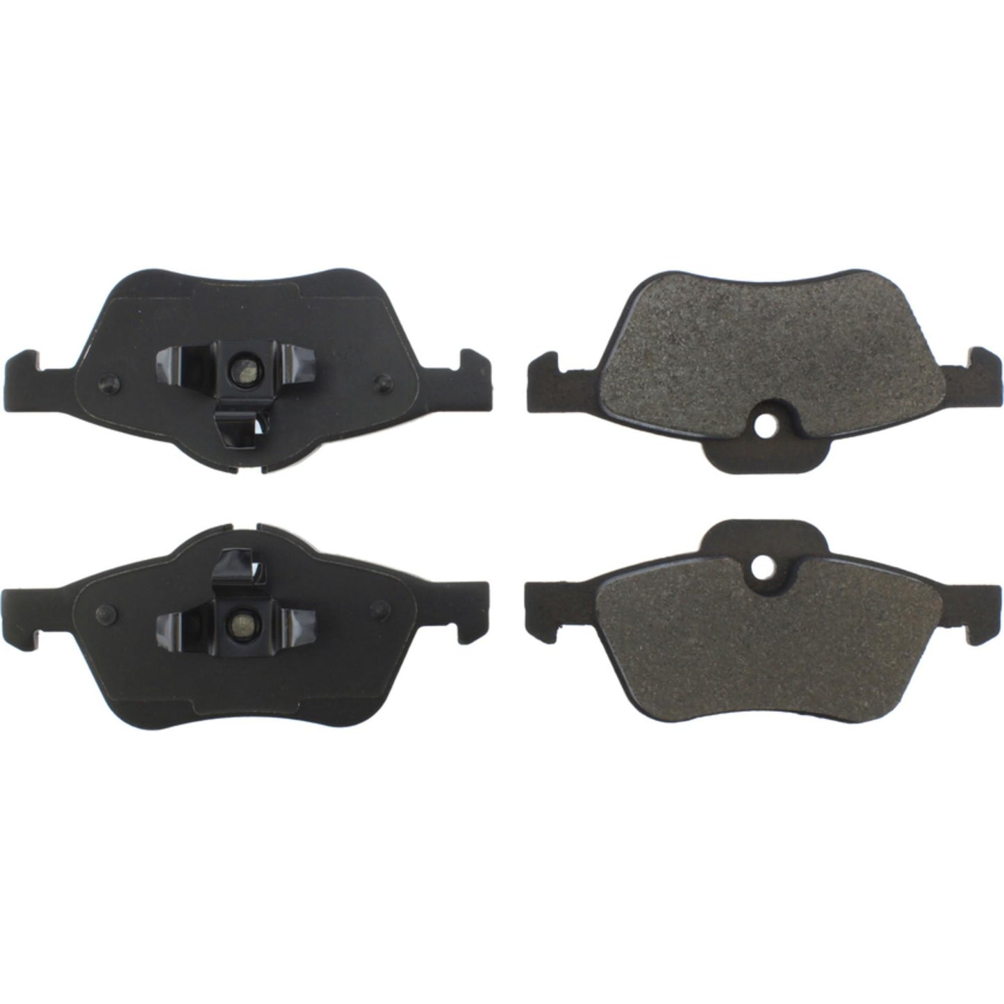StopTech Street Brake Pads; Front With Shims