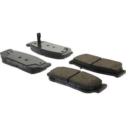 StopTech Street Brake Pads; Front With Shims