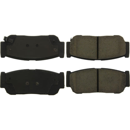 StopTech Street Brake Pads; Front With Shims