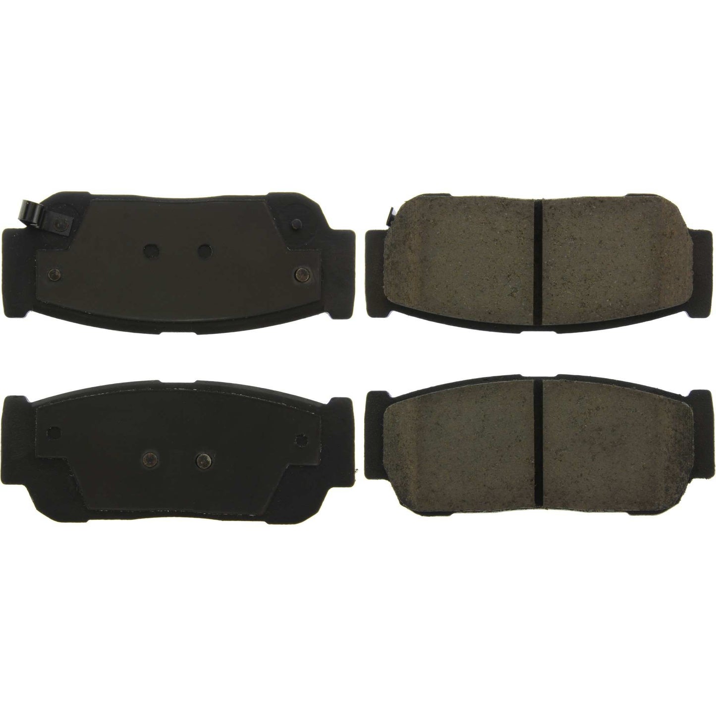 StopTech Street Brake Pads; Front With Shims