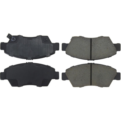 StopTech Street Brake Pads; Front With Shims And Hardware