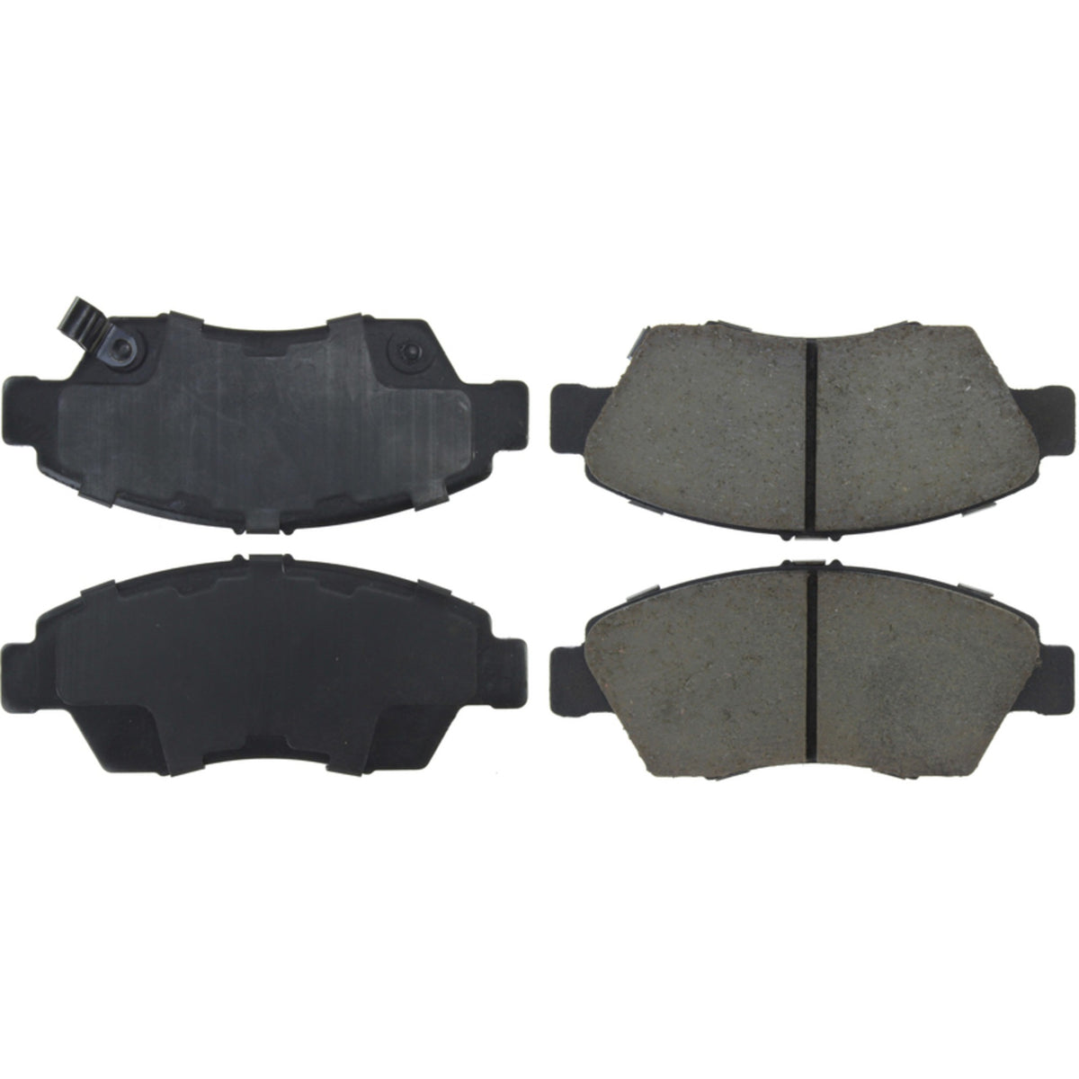 StopTech Street Brake Pads; Front With Shims And Hardware