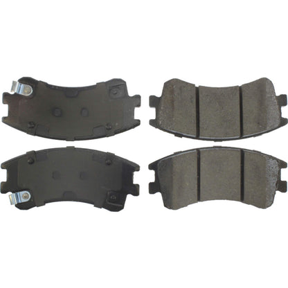 StopTech Street Brake Pads; Front With Shims