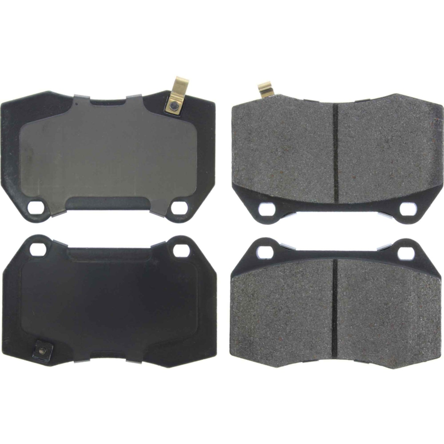StopTech Street Brake Pads; Front With Shims