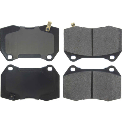 StopTech Street Brake Pads; Front With Shims