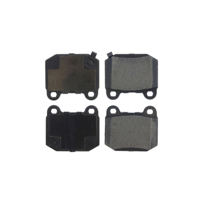 StopTech Street Brake Pads; Rear With Shims