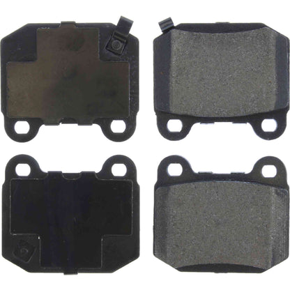 StopTech Street Brake Pads; Rear With Shims