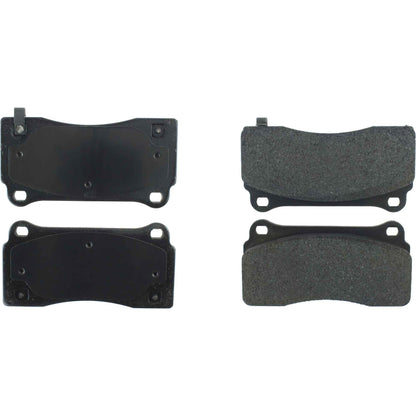 StopTech Street Brake Pads; Front, Rear With Shims