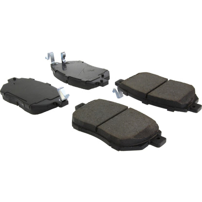 StopTech Street Brake Pads; Front With Shims