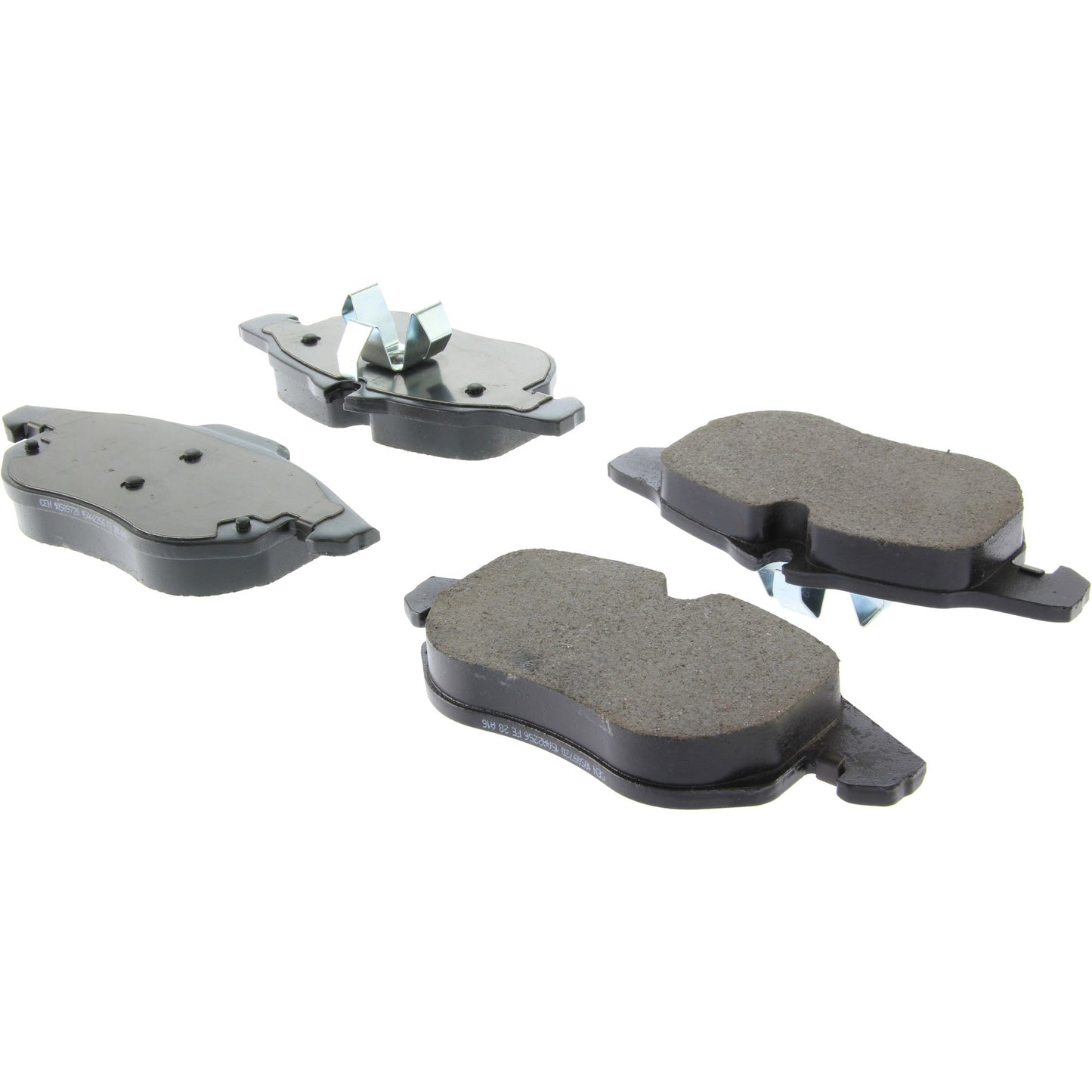 StopTech Street Brake Pads; Front With Shims