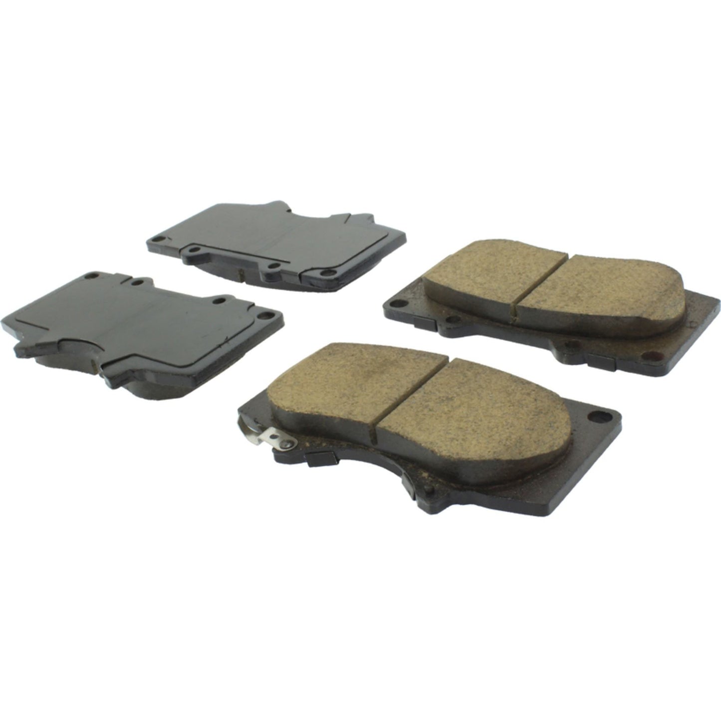 StopTech Street Brake Pads; Front With Shims