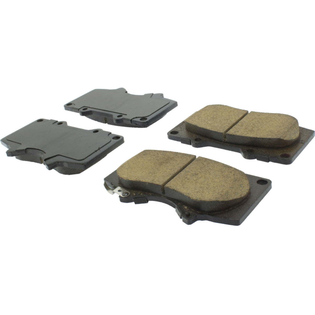 StopTech Street Brake Pads; Front With Shims