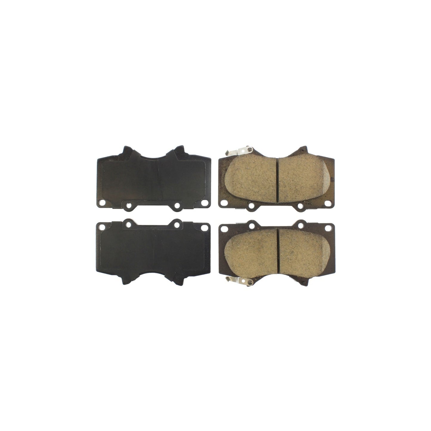 StopTech Street Brake Pads; Front With Shims