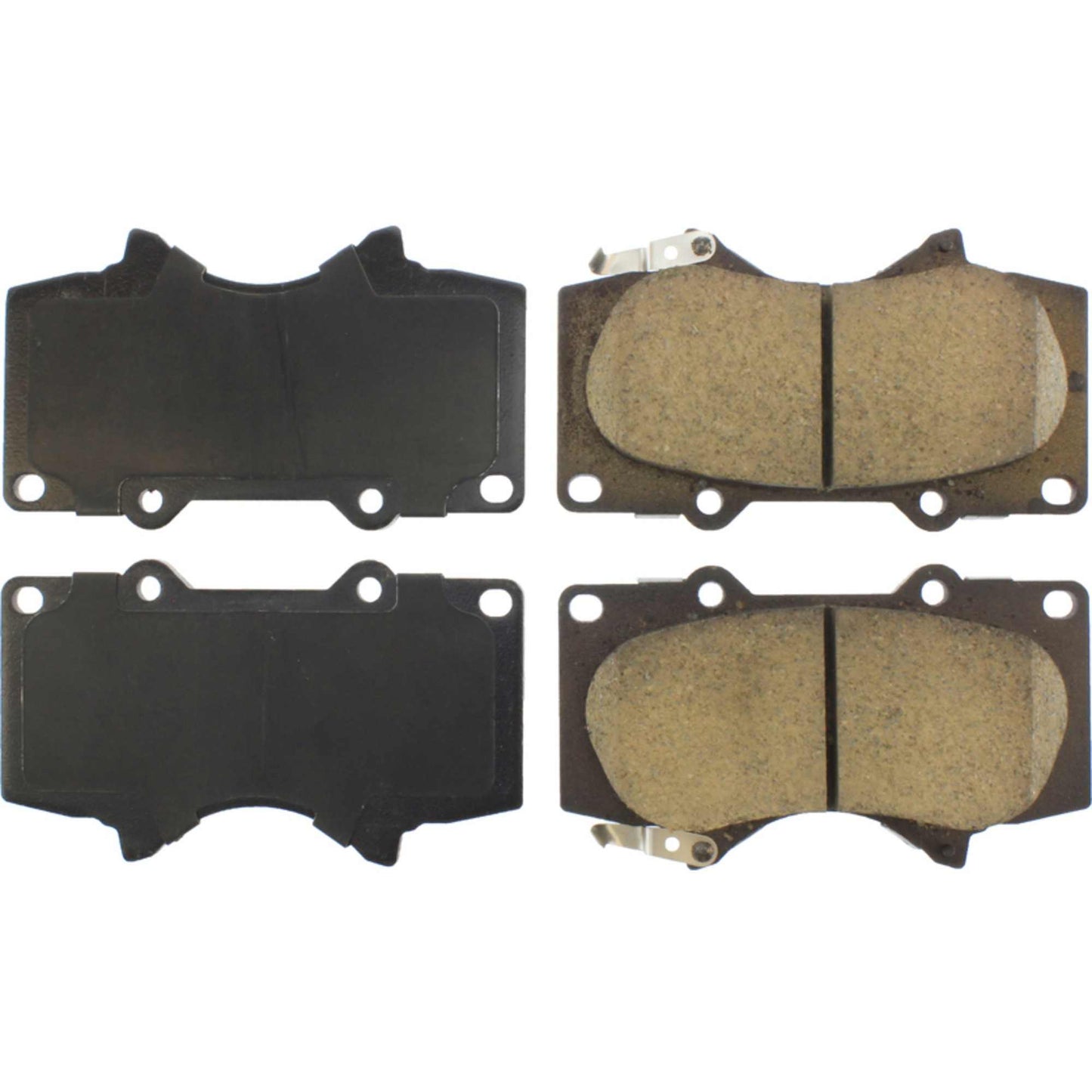 StopTech Street Brake Pads; Front With Shims