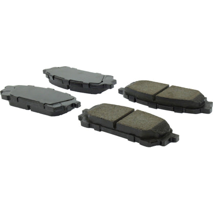 StopTech Street Brake Pads; Rear With Shims