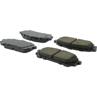 StopTech Street Brake Pads; Rear With Shims