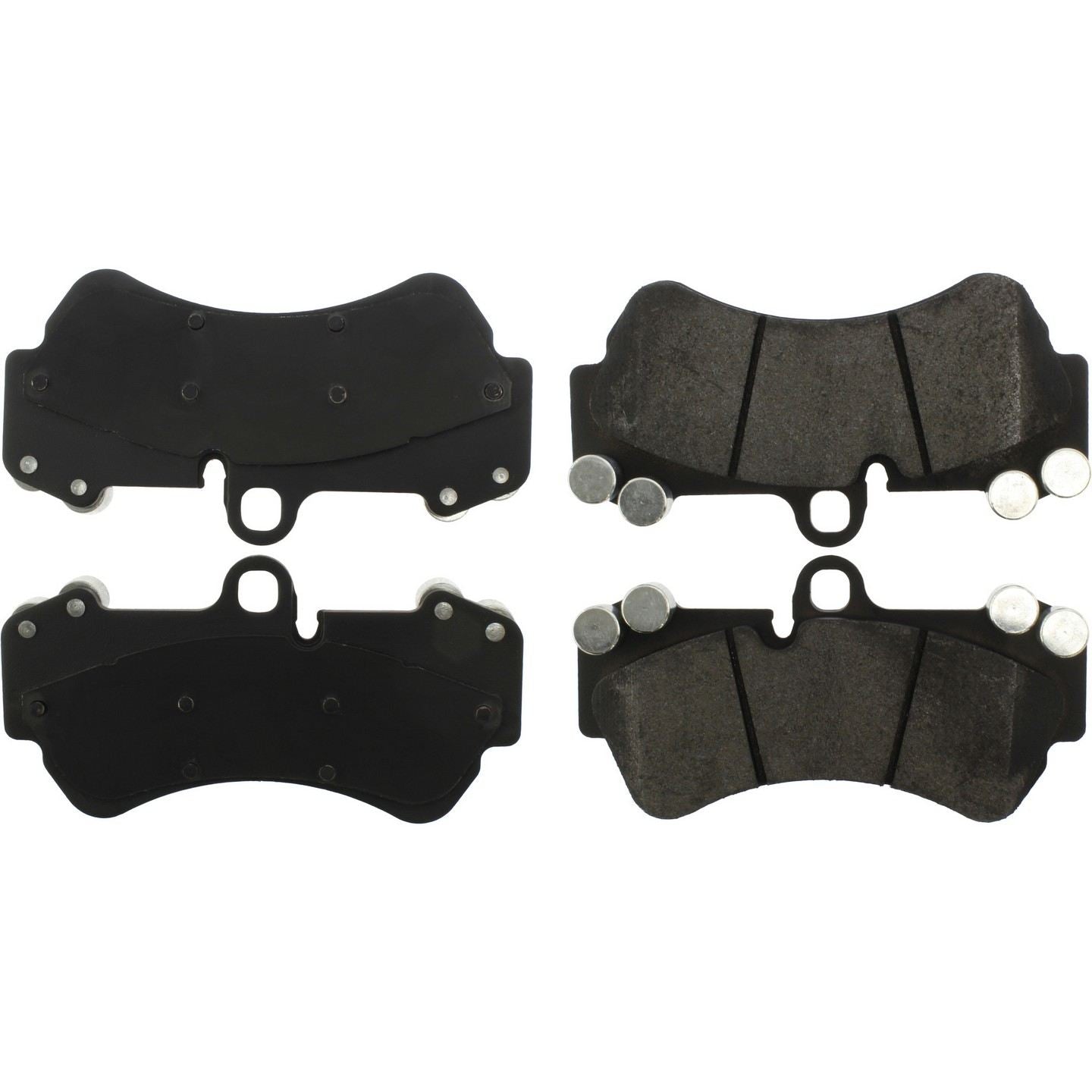 StopTech Street Brake Pads; Front With Shims And Hardware