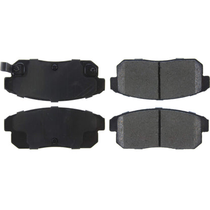 StopTech Street Brake Pads; Rear With Shims