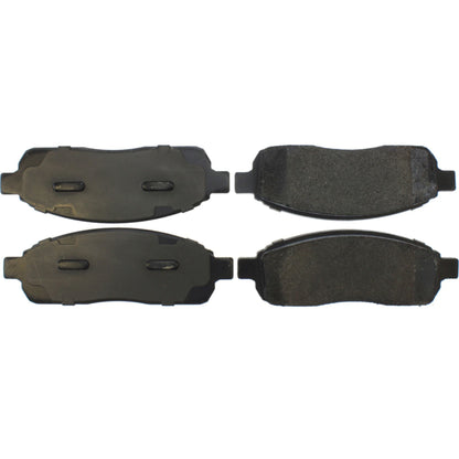 StopTech Street Brake Pads; Front With Shims