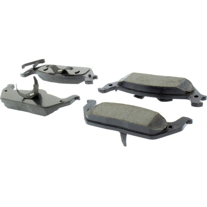 StopTech Street Brake Pads; Rear With Shims