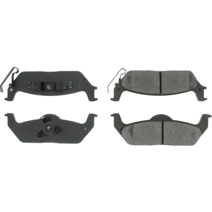 StopTech Street Brake Pads; Rear With Shims