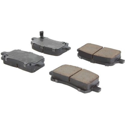 StopTech Street Brake Pads; Front With Shims