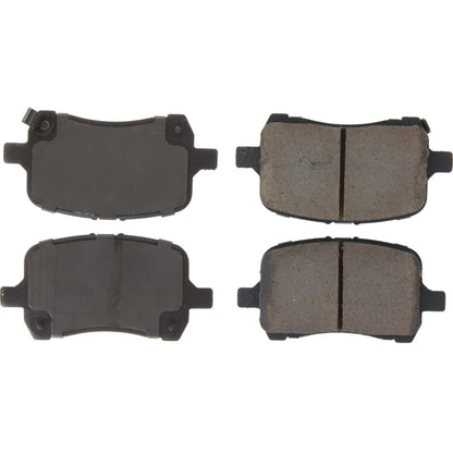 StopTech Street Brake Pads; Front With Shims
