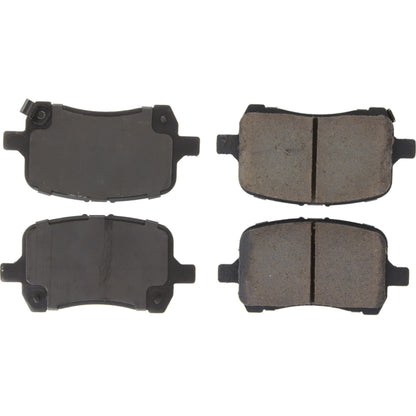 StopTech Street Brake Pads; Front With Shims