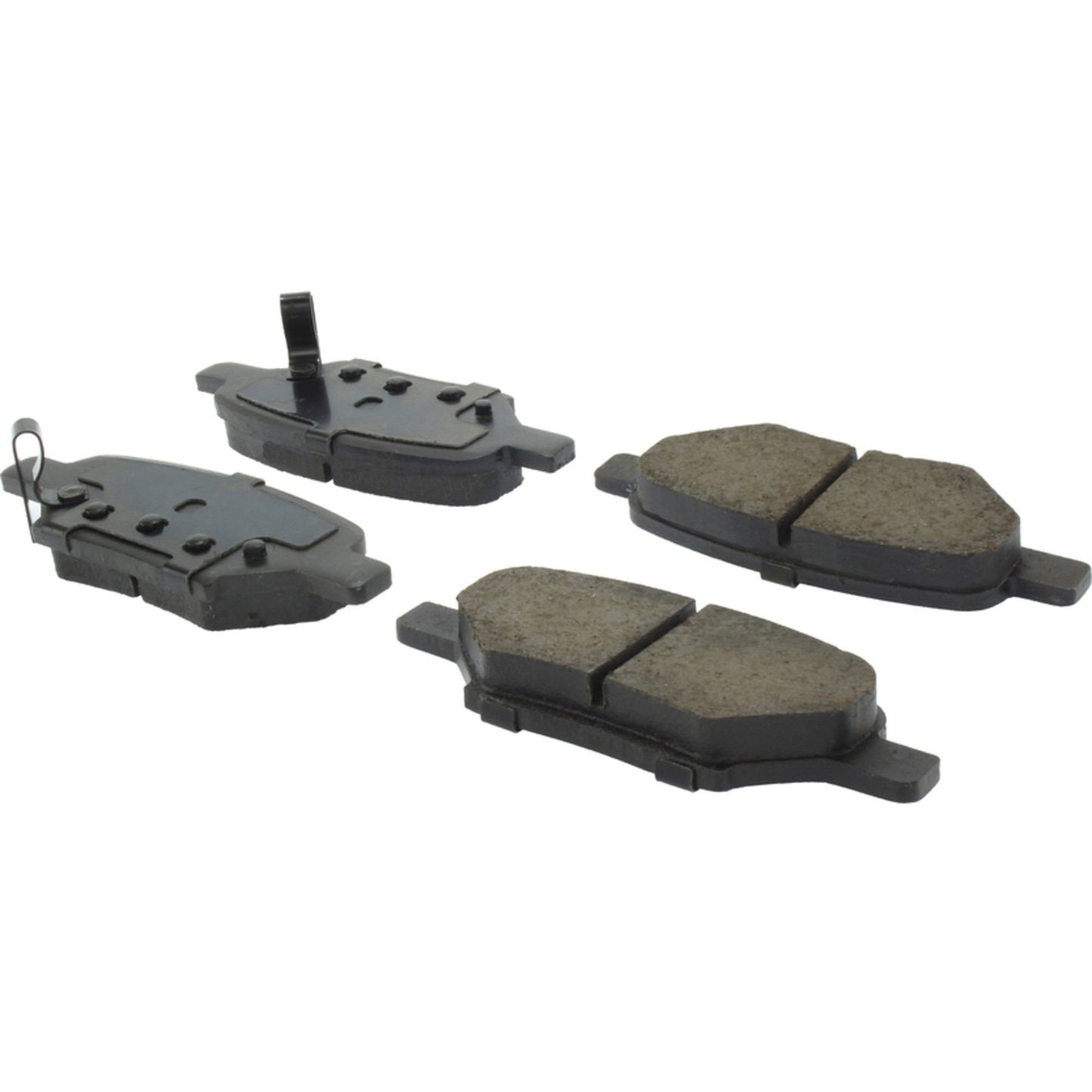 StopTech Street Brake Pads; Rear With Shims