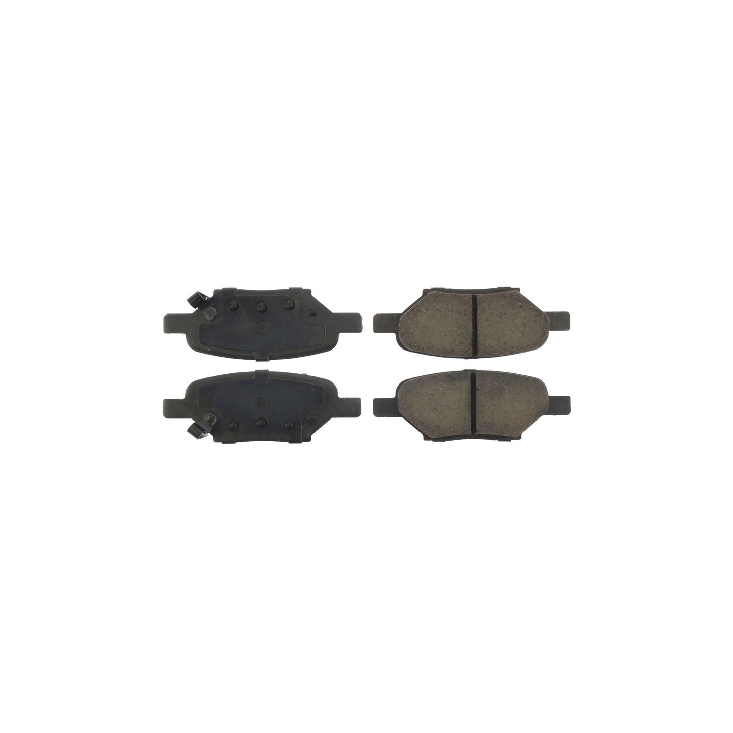 StopTech Street Brake Pads; Rear With Shims