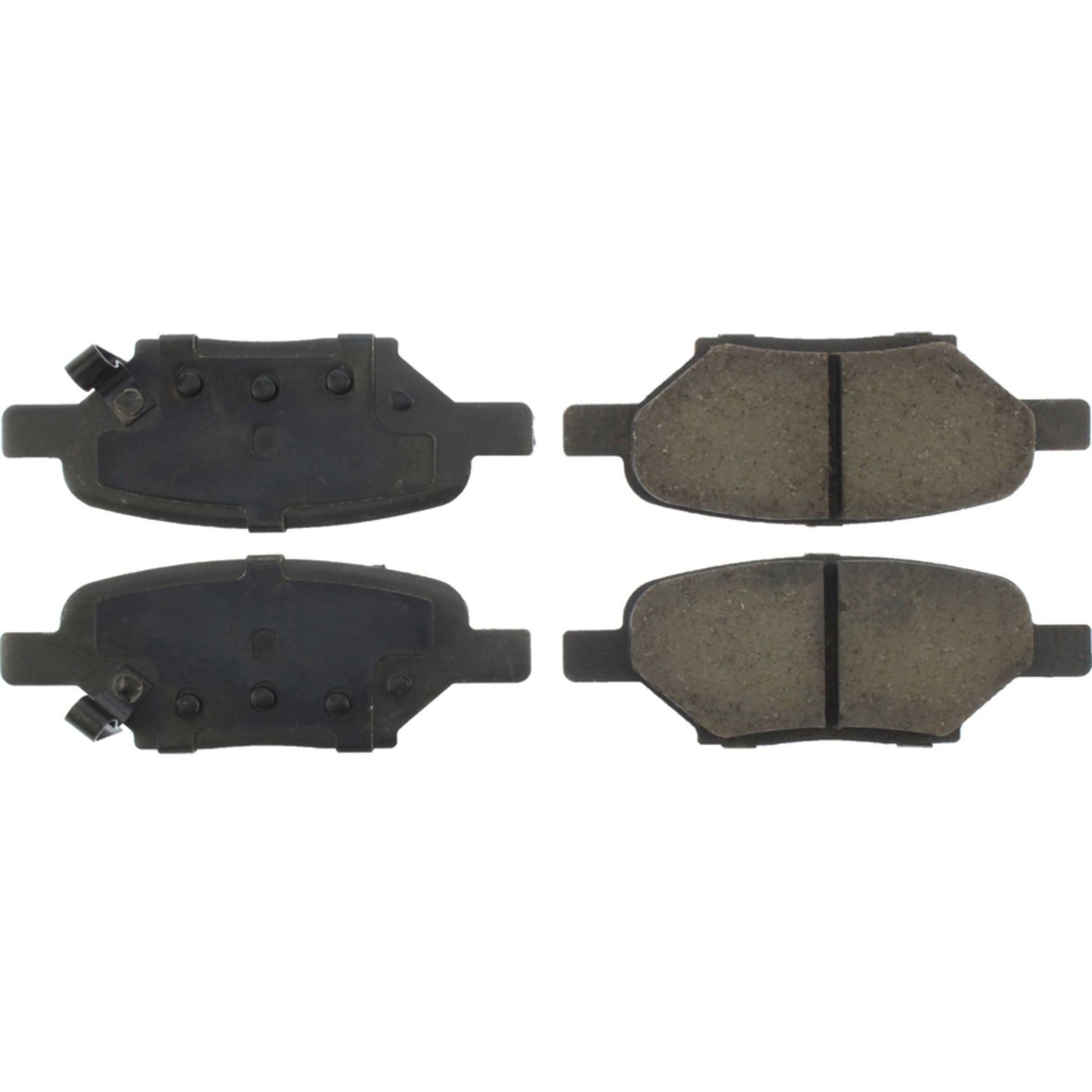 StopTech Street Brake Pads; Rear With Shims