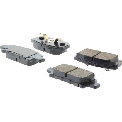 StopTech Street Brake Pads; Rear With Shims