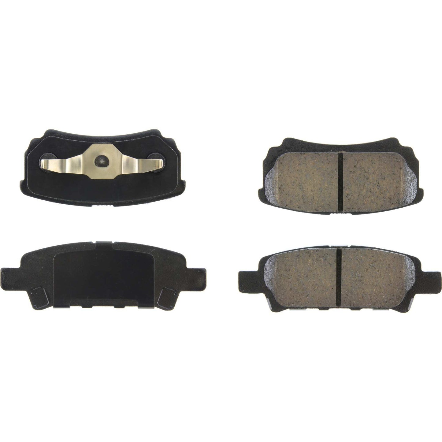 StopTech Street Brake Pads; Rear With Shims