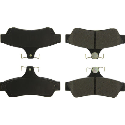 StopTech Street Brake Pads; Rear With Shims And Hardware
