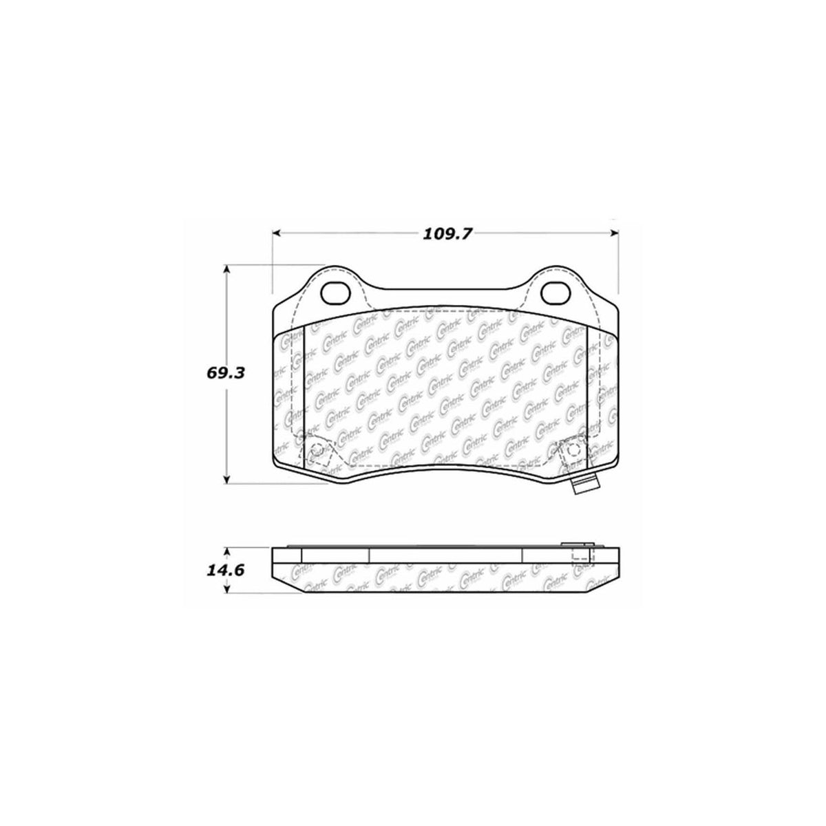 StopTech Street Brake Pads; Rear With Shims