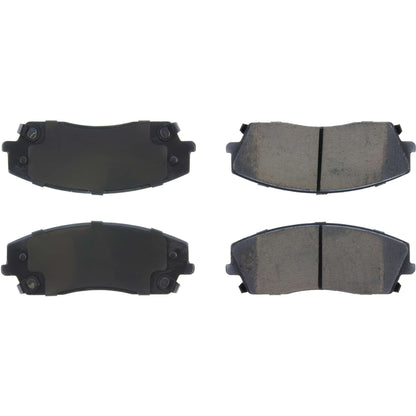 StopTech Street Brake Pads; Front With Shims