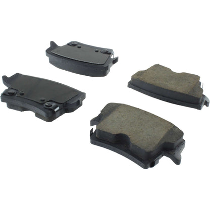 StopTech Street Brake Pads; Rear With Shims And Hardware