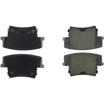 StopTech Street Brake Pads; Rear With Shims And Hardware