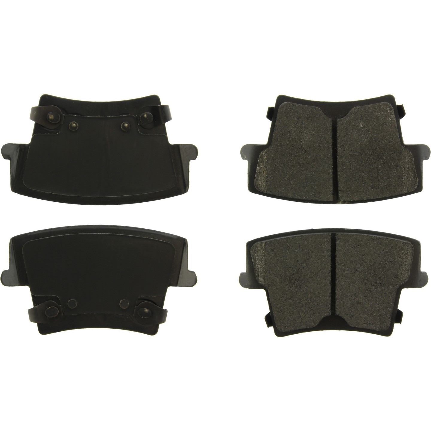 StopTech Street Brake Pads; Rear With Shims And Hardware