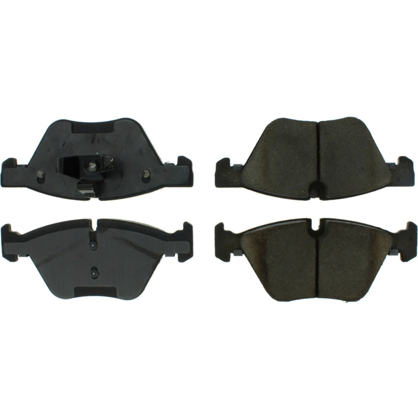 StopTech Street Brake Pads; Front With Shims