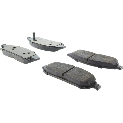 StopTech Street Brake Pads; Front With Shims