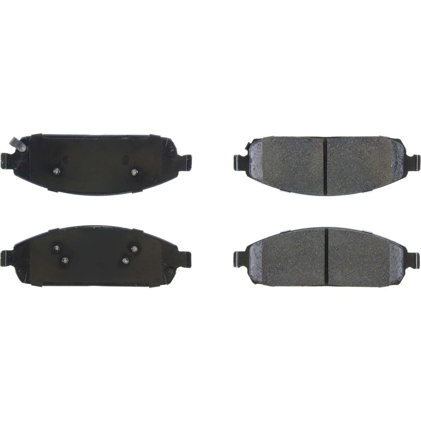 StopTech Street Brake Pads; Front With Shims
