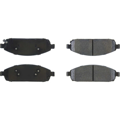 StopTech Street Brake Pads; Front With Shims