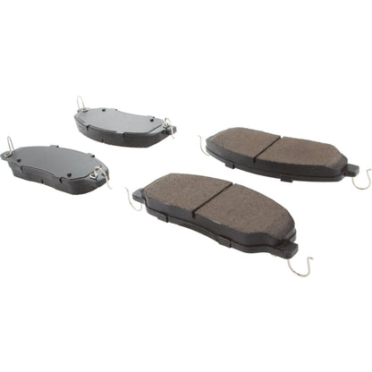 StopTech Street Brake Pads; Front With Shims