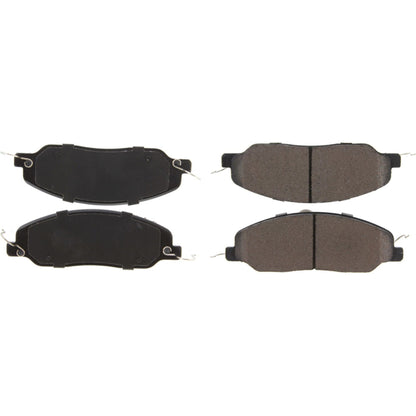 StopTech Street Brake Pads; Front With Shims