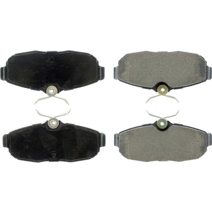 StopTech Street Brake Pads; Rear With Shims