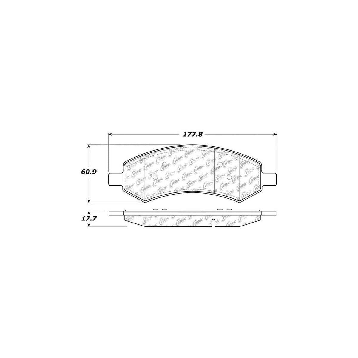 StopTech Street Brake Pads; Front With Shims