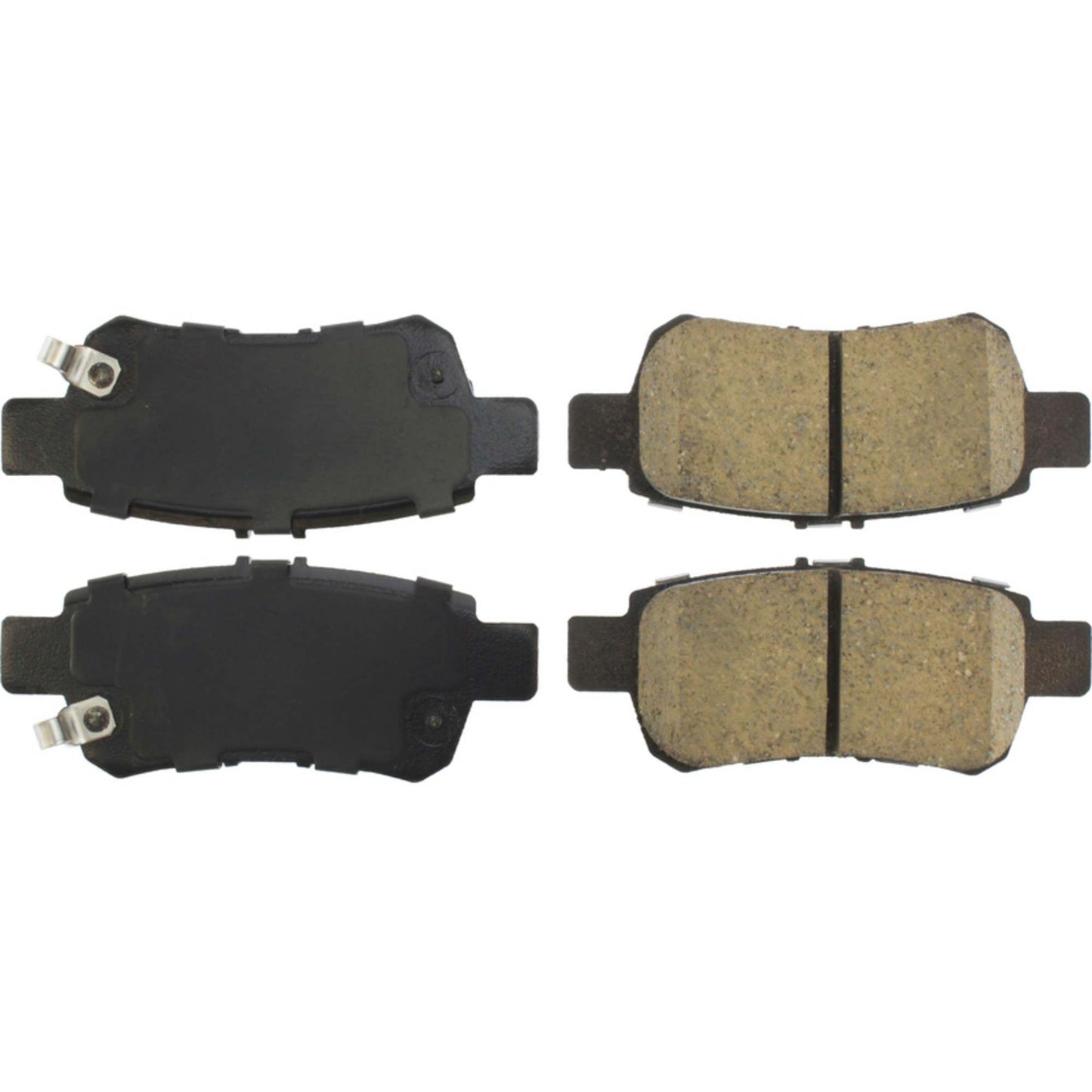 StopTech Street Brake Pads; Rear With Shims
