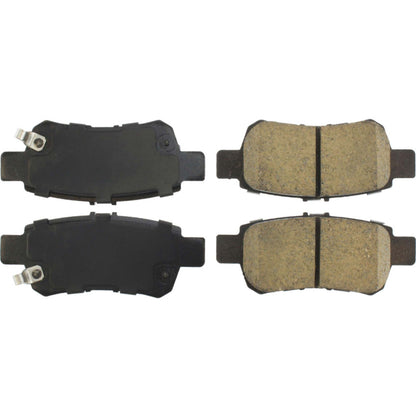 StopTech Street Brake Pads; Rear With Shims