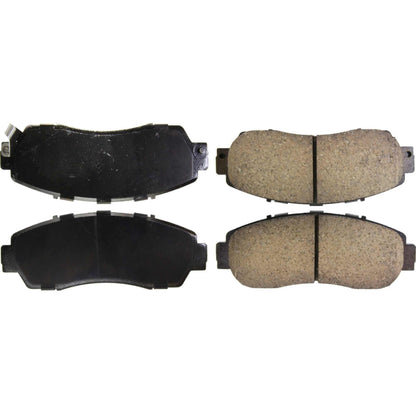StopTech Street Brake Pads; Front With Shims